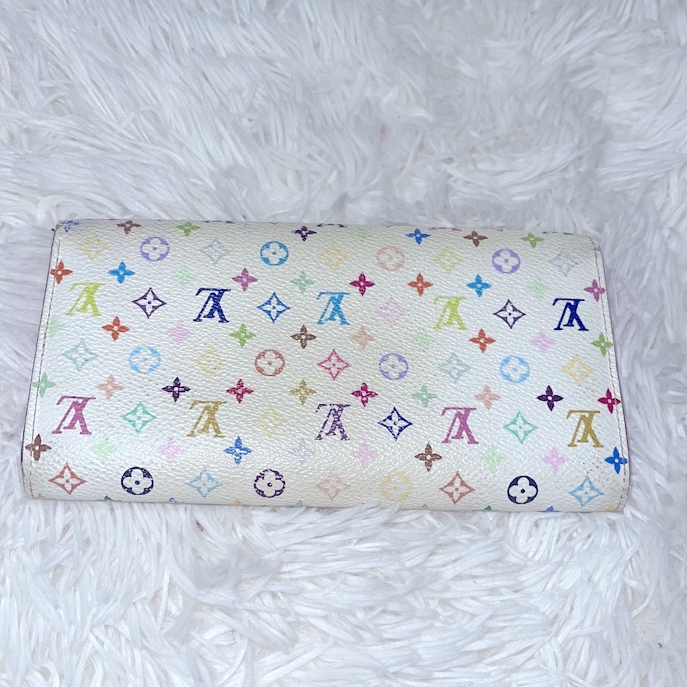 Auth. Louis Vuitton Multicolor Sarah Wallet - Picture 3 of 17